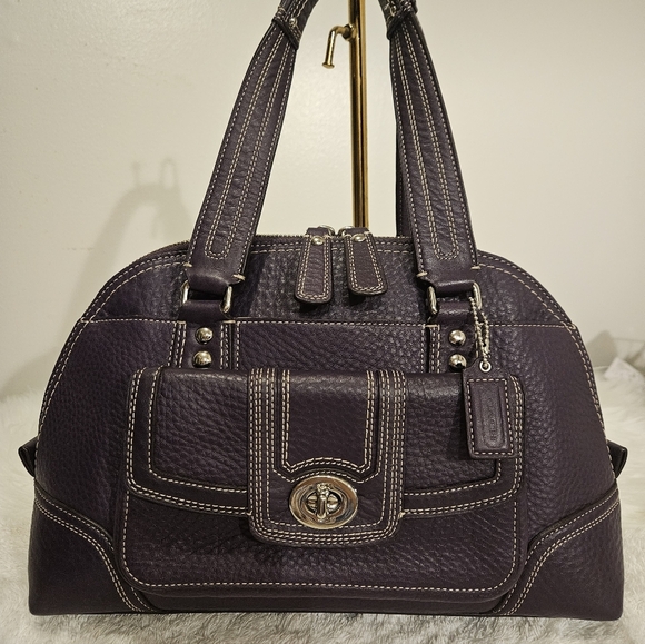 Coach Handbags - Coach Purple Satchel Bag. NWOT